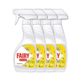 Fairy Lemon Dish and Surface Kitchen Spray 450ml x 4 Pack