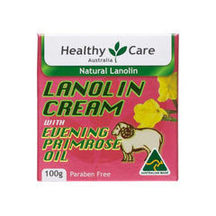 Healthy Care Lanolin Cream With Evening Primrose Oil 100g