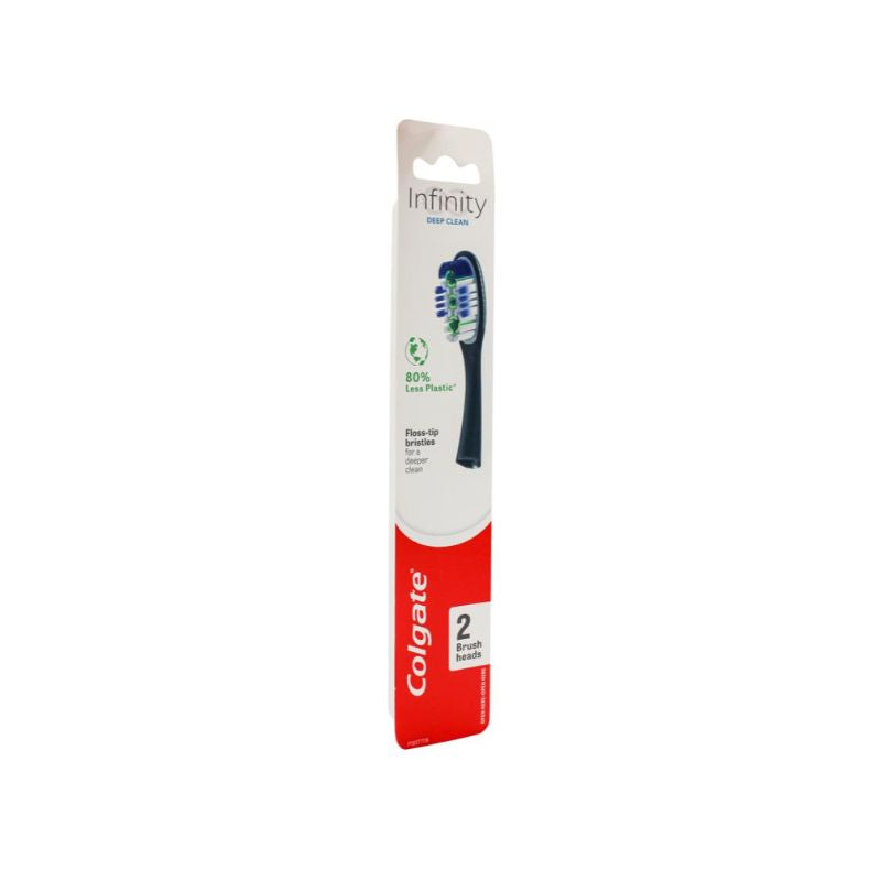 Colgate Infinity フロスチップ毛ブラシヘッド 2 パック