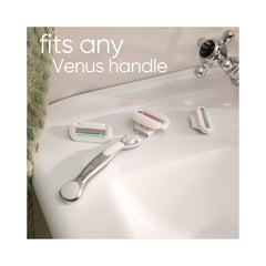 Gillette Venus ComfortGlide + Olay Sugarberry Razor Refill Blades (8-Pack) – 5-Blade Smooth Shave w/ Moisture Bars