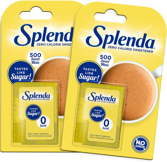 Splenda No Calorie Sweetener Minis 1000 Tablets (500 Count Pack of 2)