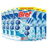 Bref Power Active Ocean Breeze Rim Block Toilet Cleaner - 2x50g (Pack of 6)