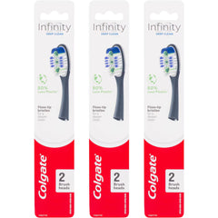 Colgate Infinity Floss-tip Bristles Brush Head 2 Pack