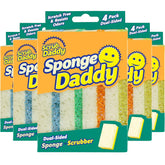 Scrub Daddy Dual-Sided Sponge + Scrubber 5 x 4 Pack