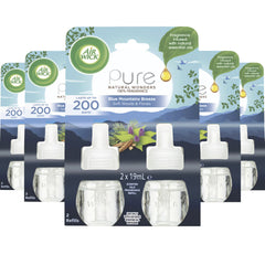 Air Wick Pure Scented Oil Refill – Blue Mountains Breeze – 2x19ml, Pack of 5