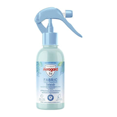 Aerogard fabric insect repellent spray bottle on a white background