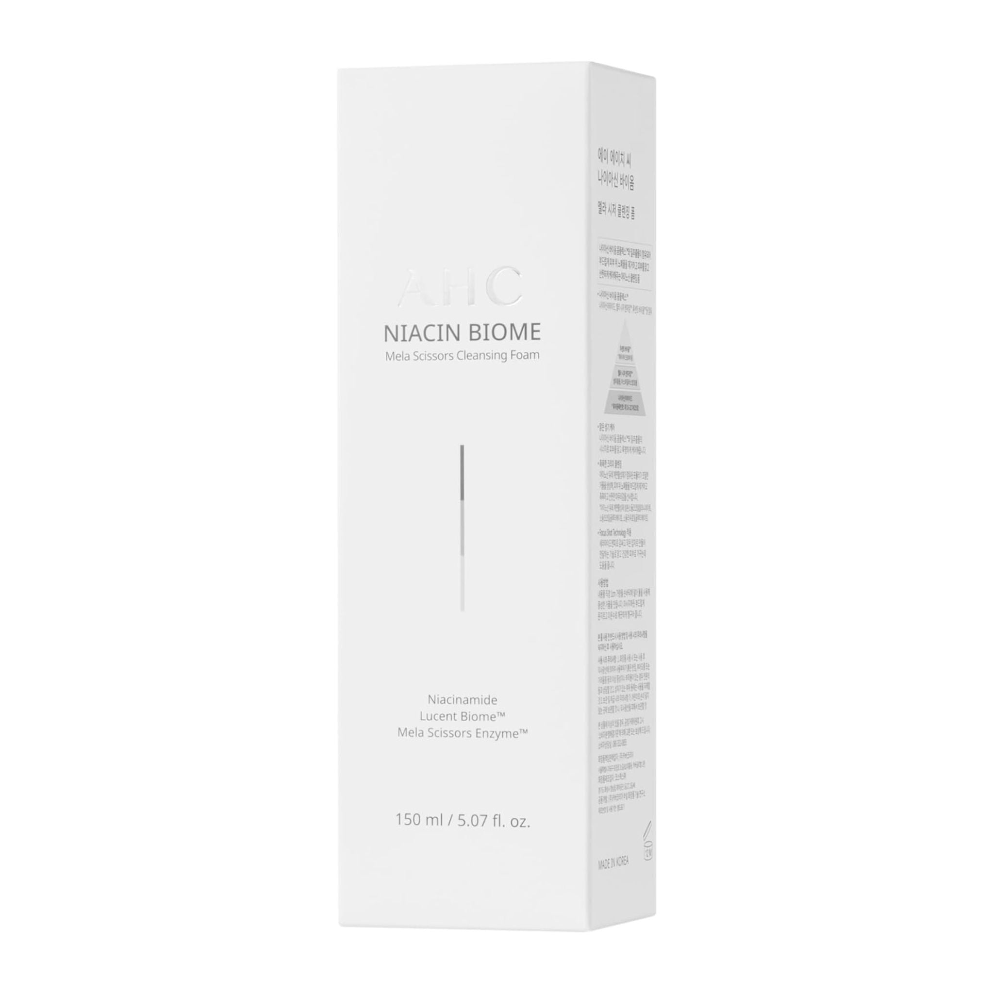 Niacin Biome skincare product packaging on a white background