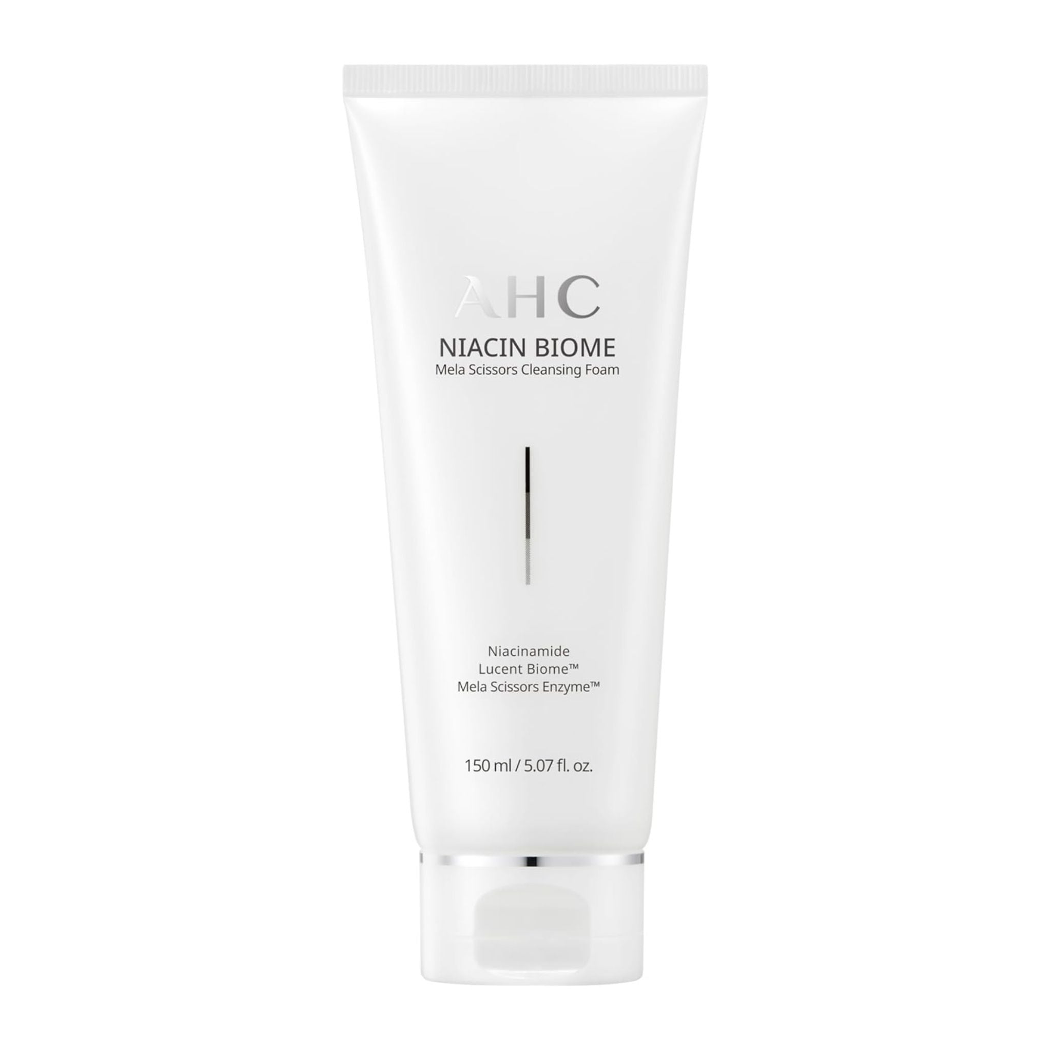 Tube of RHC Niacin Biome Cleansing Foam on a white background