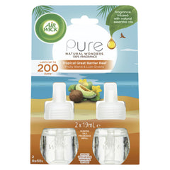 Air Wick Pure Plug-In Refill – Tropical Great Barrier Reef – 2x19ml, Pack of 5