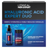 L'Oréal Men Expert Hyaluronic Acid Power Age Duo Gift Set – 30ml Serum & 50ml Moisturiser