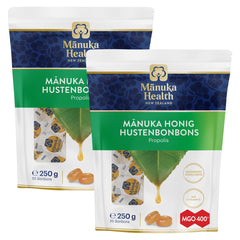 Manuka Health Manuka Honey Drops with Propolis 250g – 2-Pack, 55 Lozenges Each