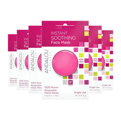 Andalou Naturals 1000 Roses Rosewater Face Mask packaging on a white background