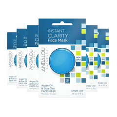 Andalou Naturals Instant Clarity Face Mask packaging on a white background