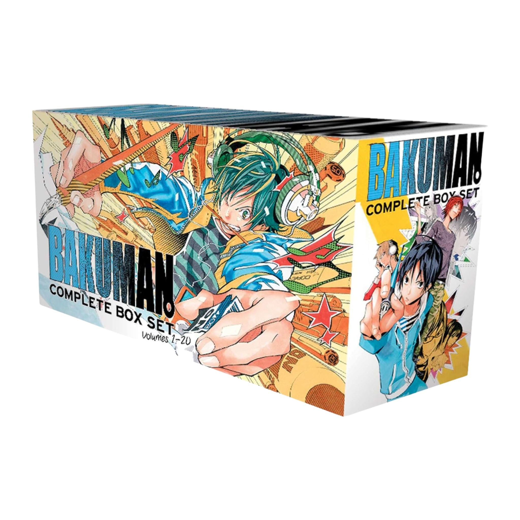 Bakuman Complete Manga Box Set Volumes 1–20 English Premium Edition – full manga collection with all twenty volumes in a colourful collector’s box.