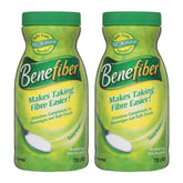 Benefiber Natural Fibre Supplement 730g pack of 2 front view with green packaging