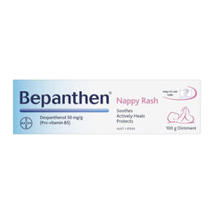 Front view of Bepanthen Nappy Rash Ointment 100g tube