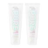 Two bottles of bondi sands Pure Self Tanning Lotion on a white background
