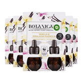 Botanica Vanilla & Himalayan Magnolia fragrance refills packaging on a white background