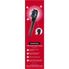 Side view of Colgate ProClinical 250R Charcoal Electric Toothbrush