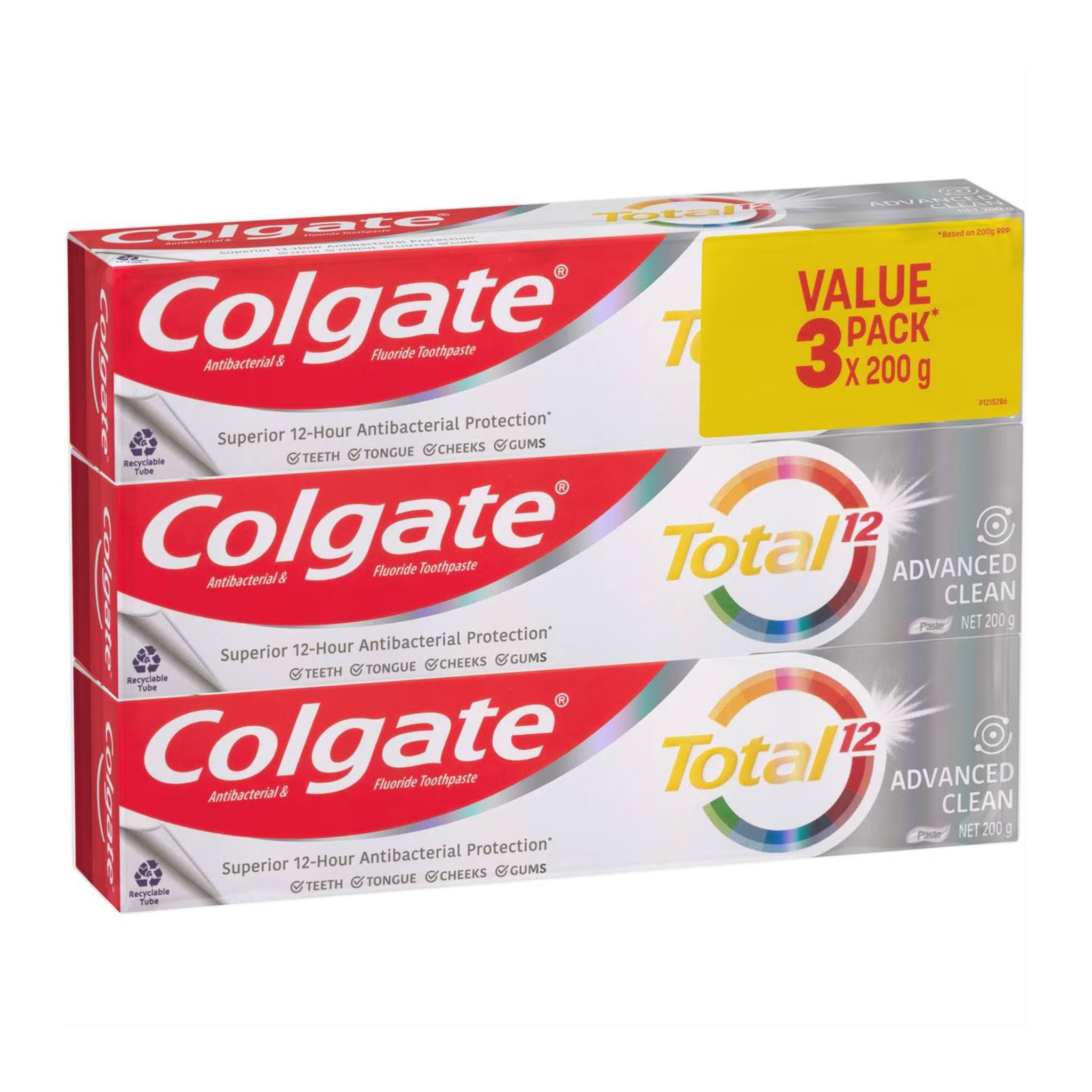 Colgate Total toothpaste packaging on a white background