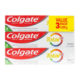 Colgate Total 12 toothpaste value pack on a white background