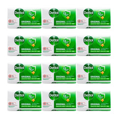 Grid of Dettol antiseptic wipes packaging on a white background