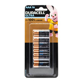 Pack of Duracell AAA batteries with a cartoon character on the packaging.