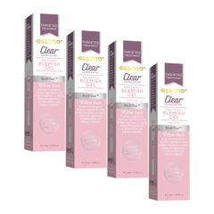 Multiple boxes of essano Clear Complexion Blemish Gel on a white background