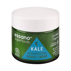 Front View of Essano Kale Regenerating Night Crème Jar