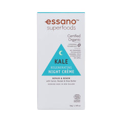 Side View of Essano Kale Regenerating Night Crème Jar