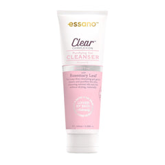 Essano facial cleanser tube on a white background