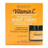 Essano Vitamin C Brightening Night Cream packaging on a white background