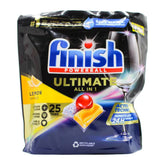 Finish Powerball Ultimate All In 1 Lemon Sparkle 25 Pack – Front View
