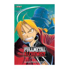 Cover of Fullmetal Alchemist 3‑in‑1 Edition Vol 1 featuring Edward and Alphonse Elric