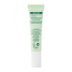 Garnier eye cream tube on a white background