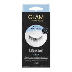 Manicare Glam eyelash packaging on a white background