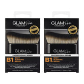 Two Glam Pro by Manicare B1 Body Blending Brush packages on a white background