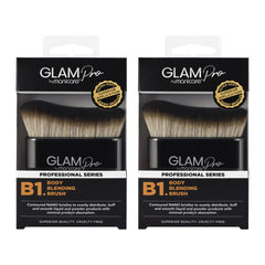 Two Glam Pro by Manicare B1 Body Blending Brush packages on a white background