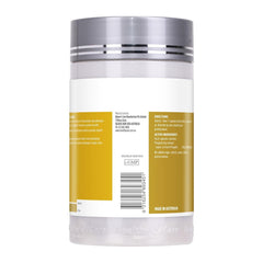 Supplement container with label on a white background