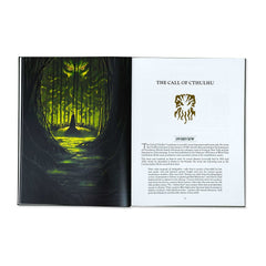 Illustrated cosmic horror pages from The H. P. Lovecraft Experience deluxe edition