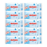 Huggies Pure Baby Wipes pack of 10, total 560 wipes, gentle and fragrance free for newborn skin