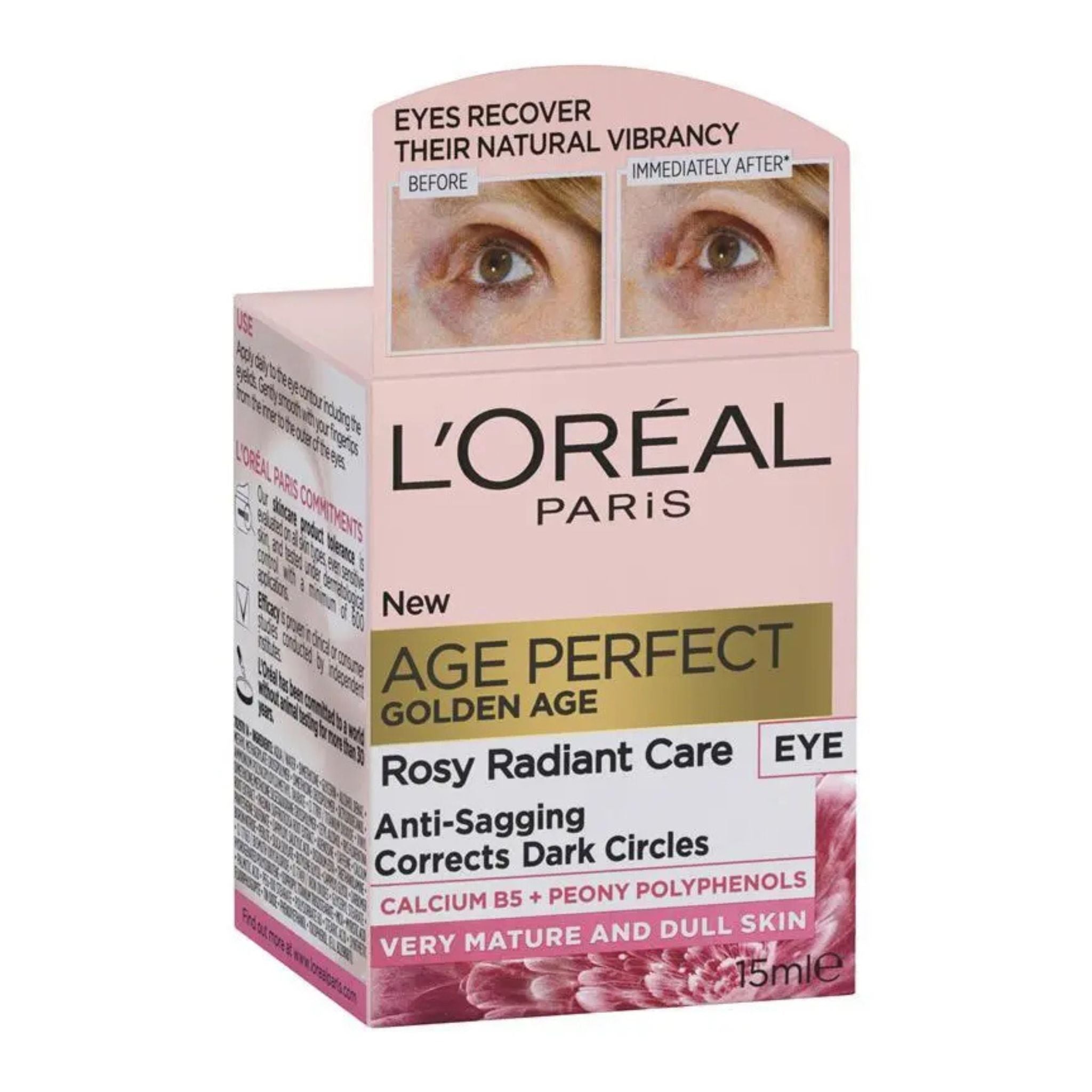 L'Oreal Age Perfect Golden Age Rosy Eye Cream 15ml – Showcase Image