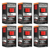 Six boxes of L'Oreal Men Expert Pure Carbon Moisturizer on a white background