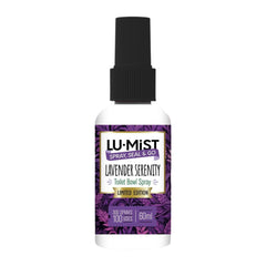Lu-Mist Lavender Serenity toilet bowl spray bottle on a white background