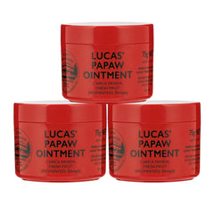 Lucas' Papaw Ointment 75g Jar – 3 Pack Showcase