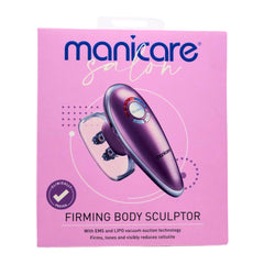 Manicare salon firming body sculptor packaging on a pink background