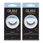 Two packages of Glam by Manicare Hazel false eyelashes on a white background