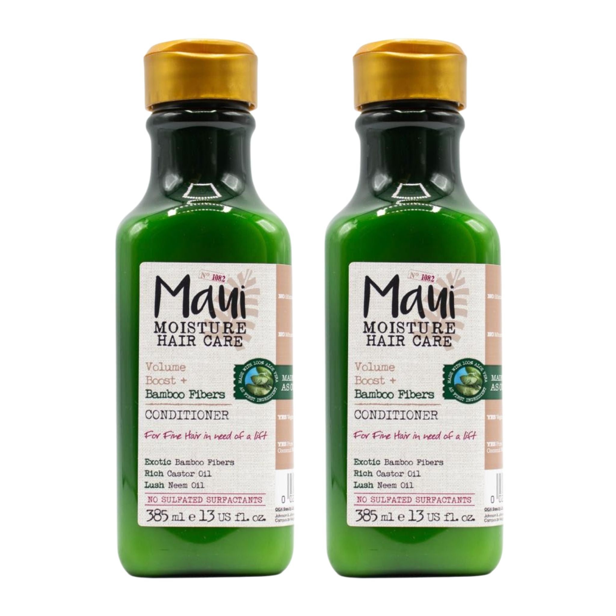 Maui Moisture Strength & Anti-Breakage + Bamboo Fibers Shampoo 2 Pack bottles