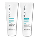 Two bottles of NeoStrata facial cleanser on a white background