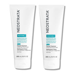 Two bottles of NeoStrata facial cleanser on a white background